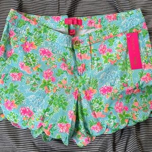 Lilly Pulitzer Disney Print Buttercup Shorts NWT